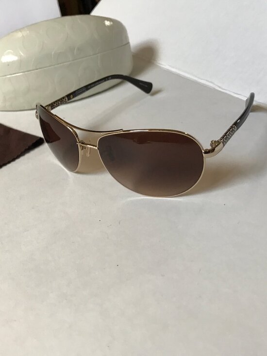 Coach Allegra Aviator Sunglasses main image 4